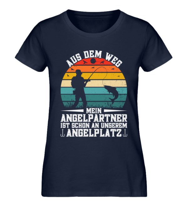 Aus dem Weg mein Angelpartner wartet  - Damen Premium Bio Shirt Zu verkaufen – Bild 2
