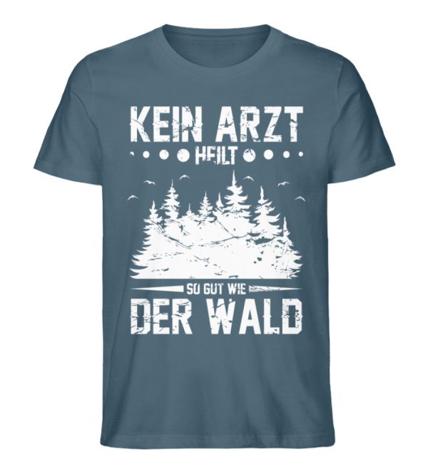 Kein Arzt heilt so gut wie der Wald - Unisex Premium Bio Shirt Rabatt – Bild 5
