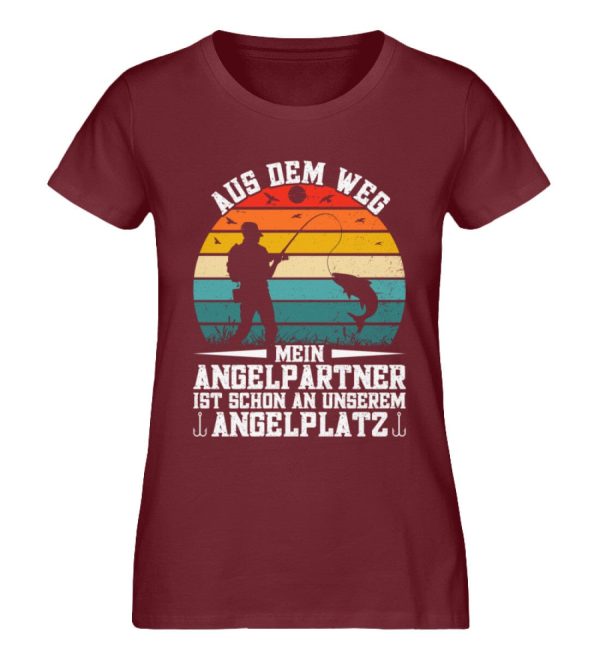 Aus dem Weg mein Angelpartner wartet  - Damen Premium Bio Shirt Zu verkaufen – Bild 3