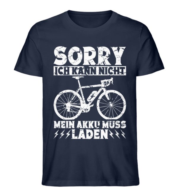 Ich kann nicht mein Akku muss laden  - Unisex Premium Bio Shirt Online-Schn?ppchen – Bild 2