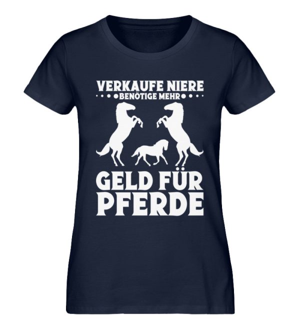 Verkaufe Niere benötige Geld für Pferde  - Damen Premium Bio Shirt Angebot – Bild 2
