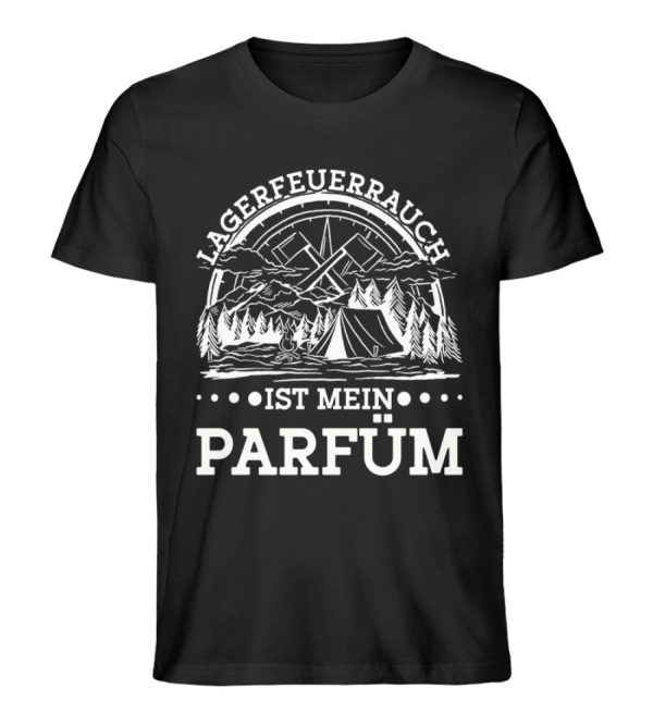 Lagerfeuerrauch ist mein Parfüm  - Unisex Premium Bio Shirt Online-Verkauf