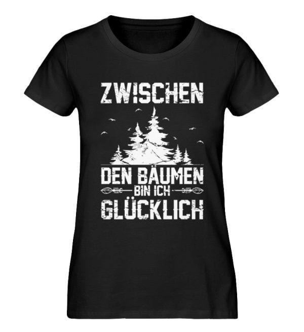 Zwischen den Bäumen bin ich glücklich  - Damen Premium Bio Shirt Online-Verkauf