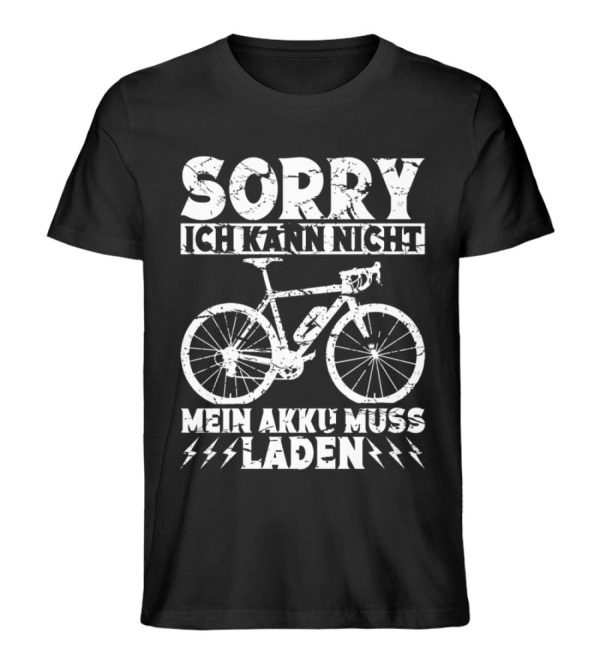 Ich kann nicht mein Akku muss laden  - Unisex Premium Bio Shirt Online-Schn?ppchen