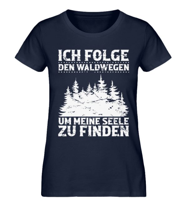 Ich folge den Waldwegen um meine Seele zu finden  - Damen Premium Bio Shirt Angebot – Bild 2