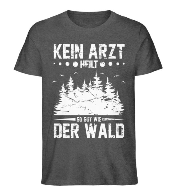 Kein Arzt heilt so gut wie der Wald - Unisex Premium Bio Shirt Rabatt – Bild 3