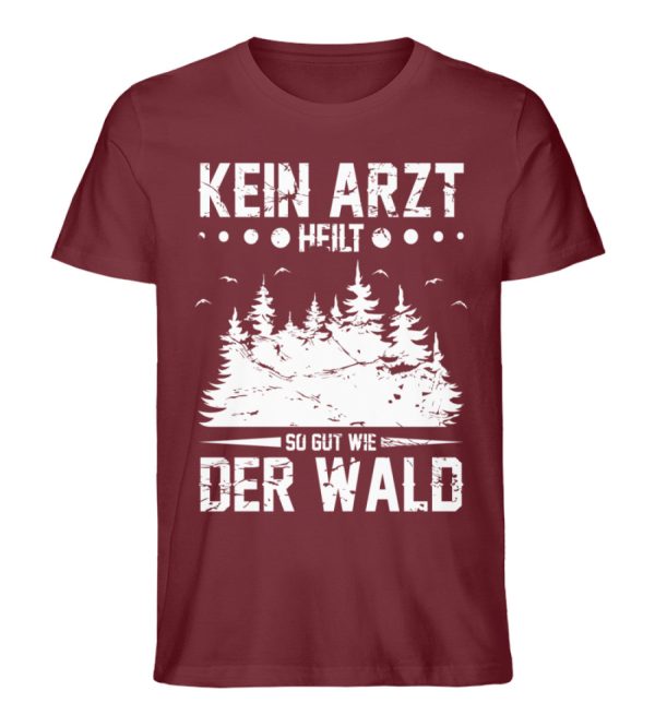 Kein Arzt heilt so gut wie der Wald - Unisex Premium Bio Shirt Rabatt – Bild 4