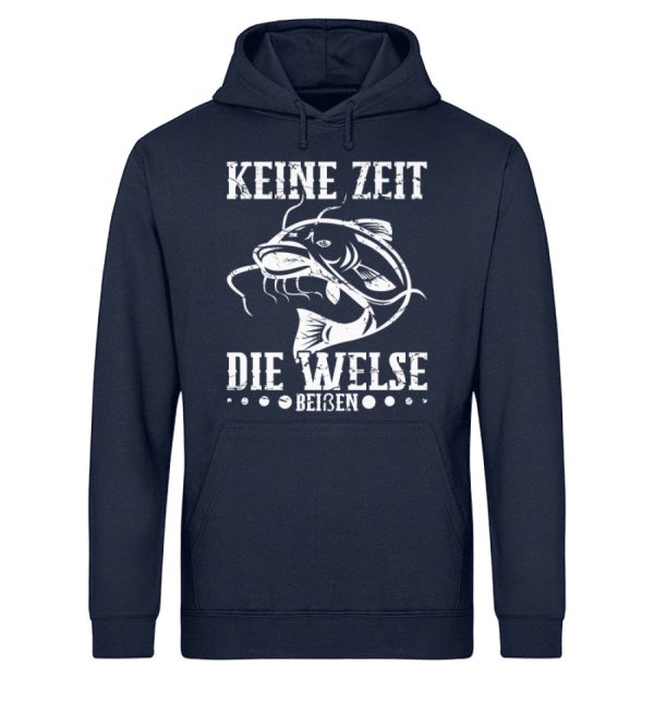 Keine Zeit die Welse beißen  - Unisex Bio Hoodie Angebot – Bild 2