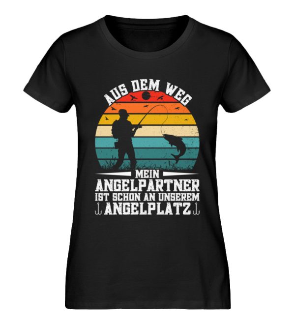 Aus dem Weg mein Angelpartner wartet  - Damen Premium Bio Shirt Zu verkaufen