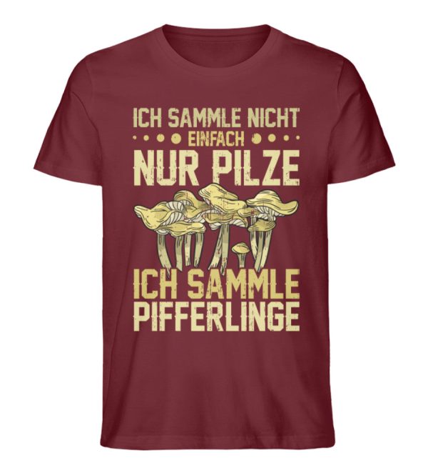Ich sammle Pfifferlinge  - Unisex Premium Bio Shirt Online-Verkauf – Bild 4