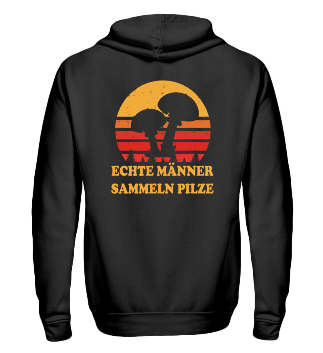 Echte Männer sammeln Pilze  – Zip-Hoodie Rabatt