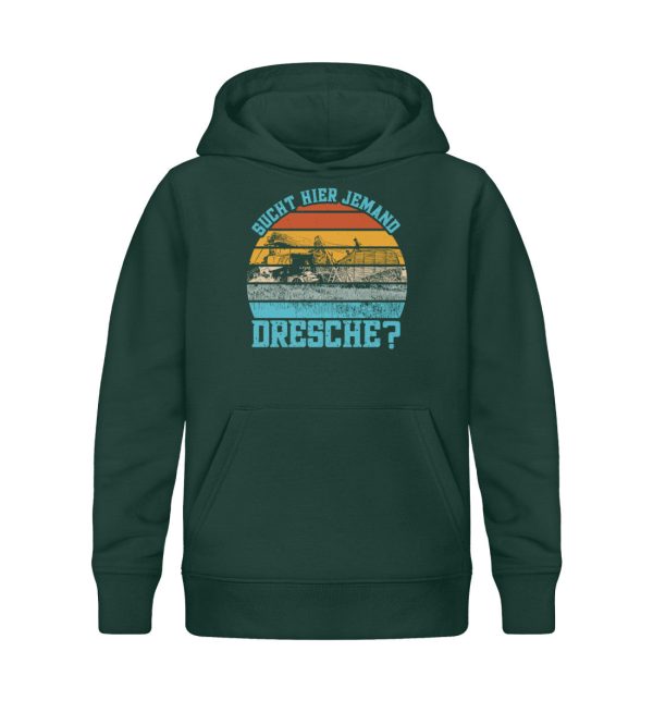 Sucht hier jemand Dresche  - Kinder Bio Hoodie Mode – Bild 5