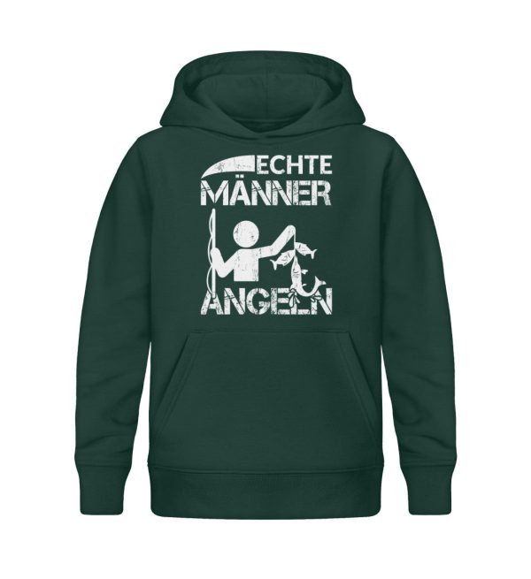 Echte Männer angeln  - Kinder Bio Hoodie Online-Verkauf – Bild 5