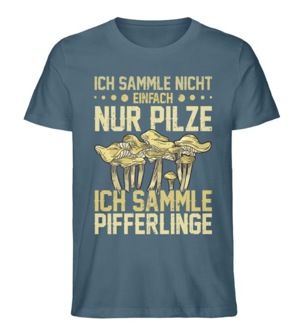 Ich sammle Pfifferlinge  - Unisex Premium Bio Shirt Online-Verkauf – Bild 5