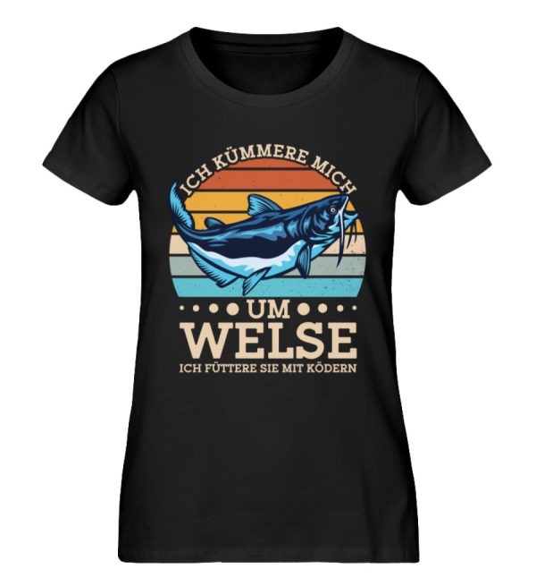 Ich füttere Welse mit Ködern  - Damen Premium Bio Shirt Online