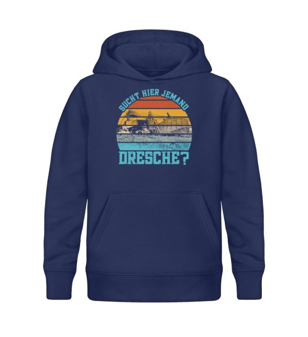 Sucht hier jemand Dresche  - Kinder Bio Hoodie Mode – Bild 2