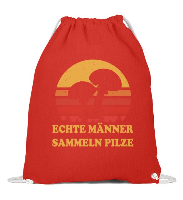 Echte Männer sammeln Pilze  - Baumwoll Gymsac Im Angebot – Bild 3