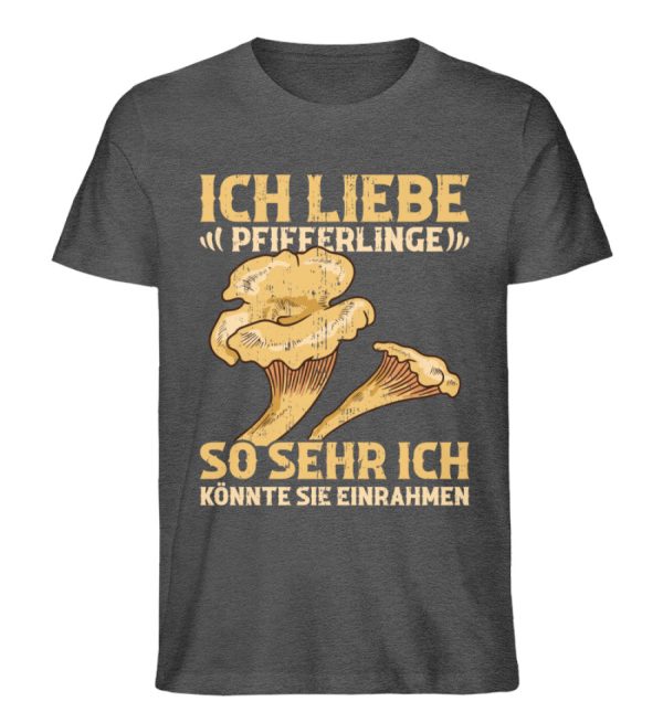 Ich liebe Pfifferlinge könnte sie einrahmen  - Unisex Premium Bio Shirt Mode – Bild 3