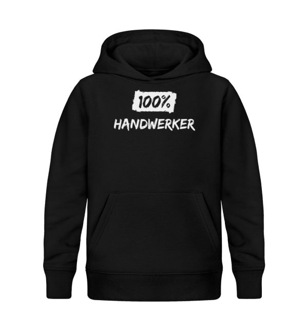 100% Handwerker  - Kinder Bio Hoodie Mode