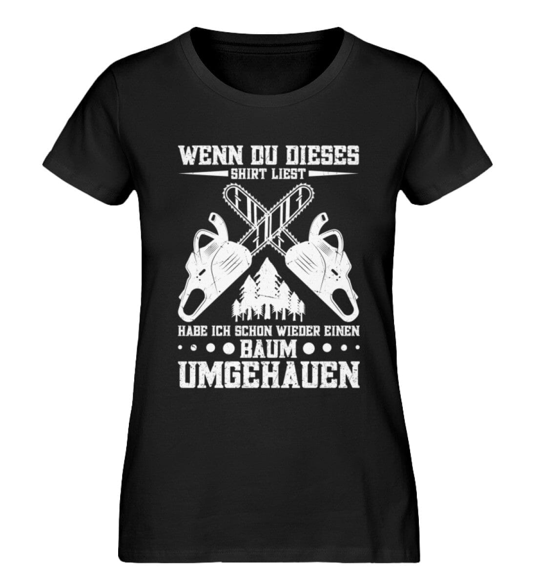 Wieder einen Baum umgehauen  – Damen Premium Bio Shirt Angebot