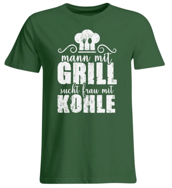Mann mit Grill sucht Frau mit Kohle  - Übergrößenshirt Mode – Bild 4