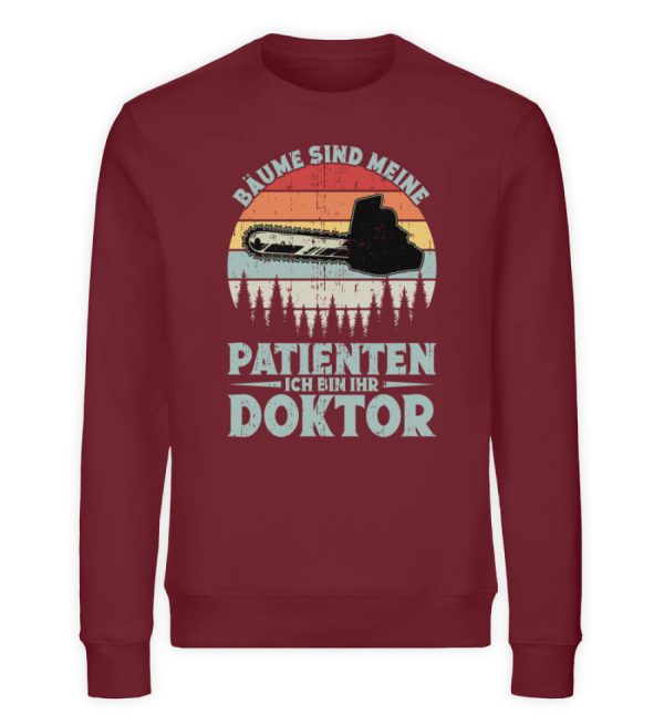 Bäume sind meine Patienten  - Unisex Bio Sweatshirt Jetzt online – Bild 3