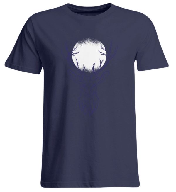 Hirsch und Mond  - Übergrößenshirt Online-Schn?ppchen – Bild 4
