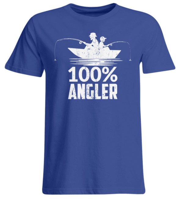 100% Angler  - Übergrößenshirt Angebot – Bild 3