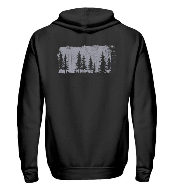 Dunkler Wald  - Zip-Hoodie Rabatt