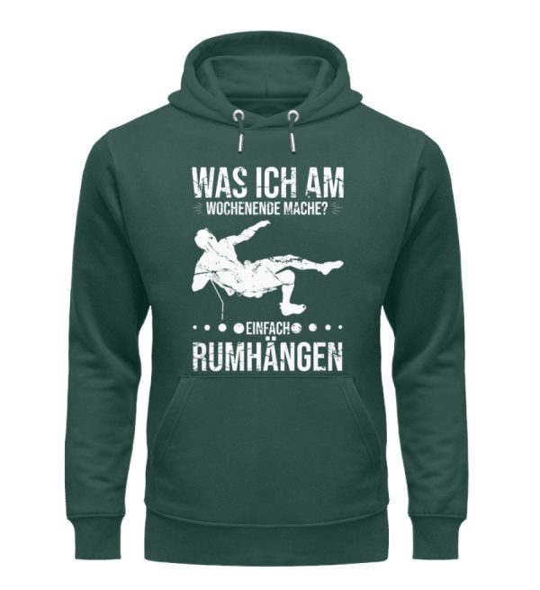 Am Wochenende rumhängen  - Unisex Premium Bio Hoodie Jetzt online – Bild 4
