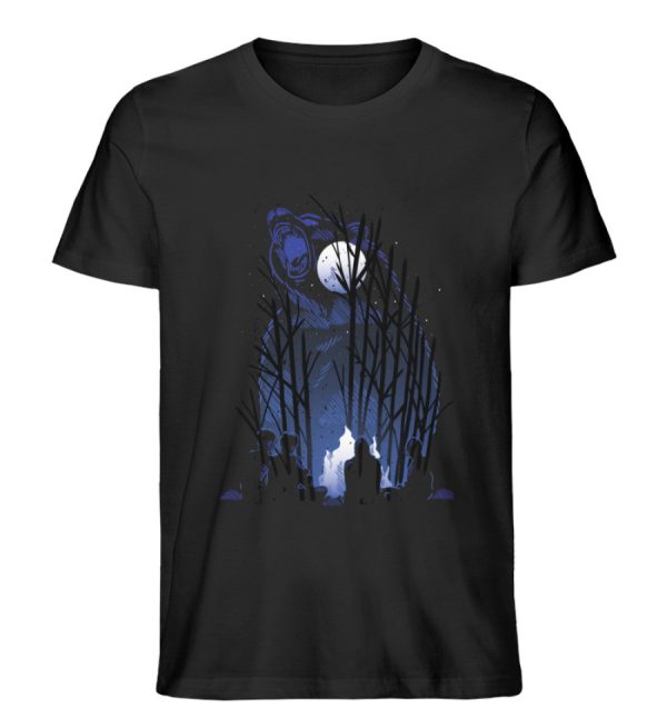 Bär und die Dunkelheit  - Unisex Premium Bio Shirt Mode