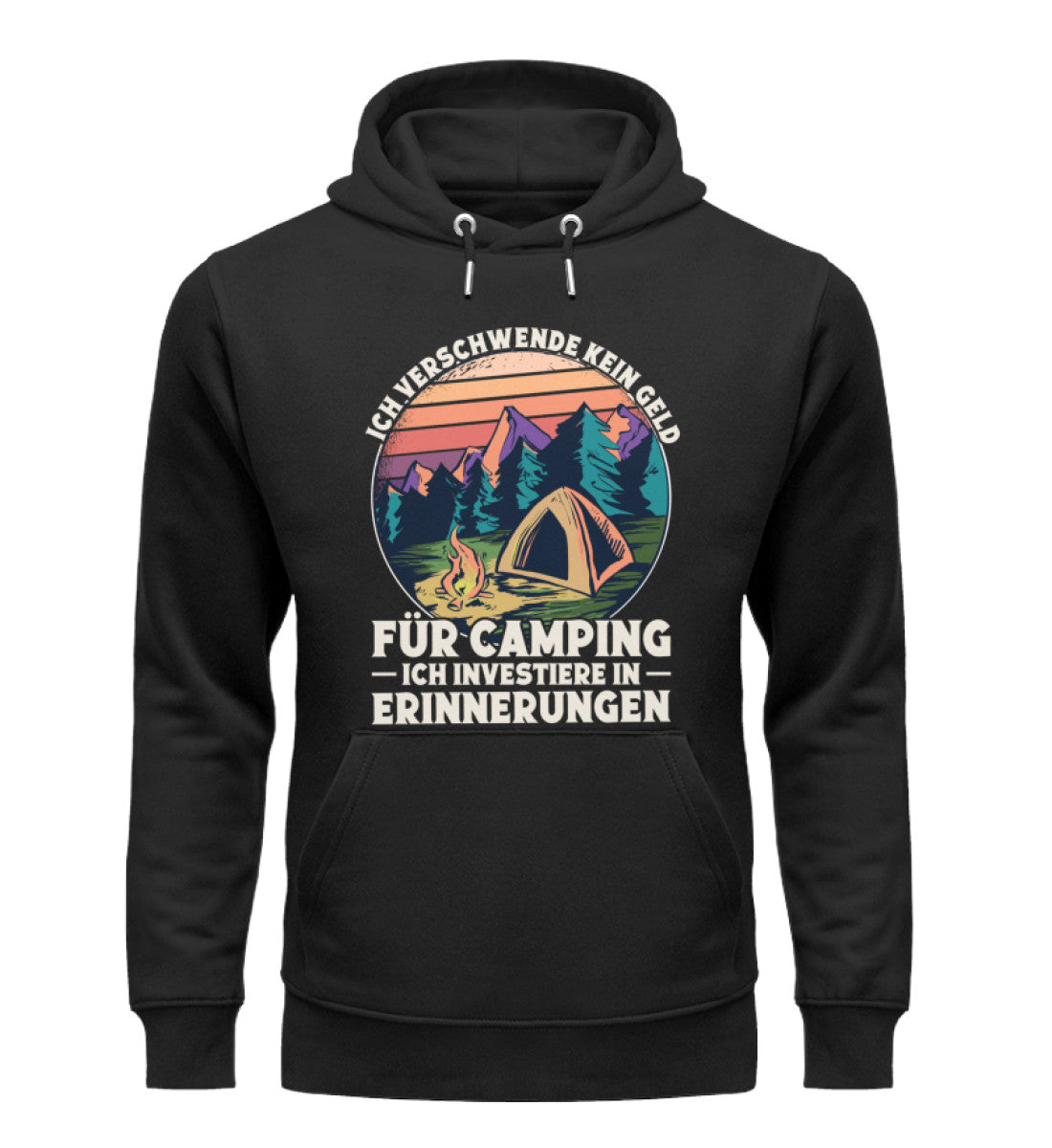 Ich investiere in Erinnerungen Camping  – Unisex Premium Bio Hoodie Angebot