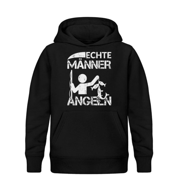 Echte Männer angeln  - Kinder Bio Hoodie Online-Verkauf