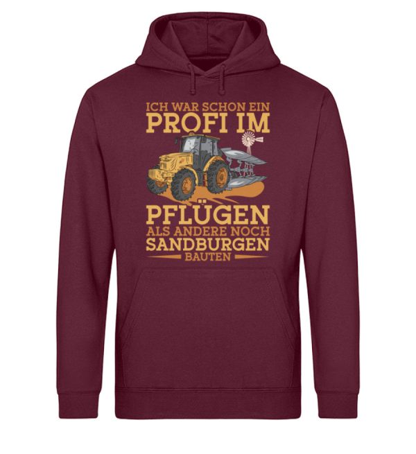 Profi im Pflügen  - Unisex Bio Hoodie Zu verkaufen – Bild 3