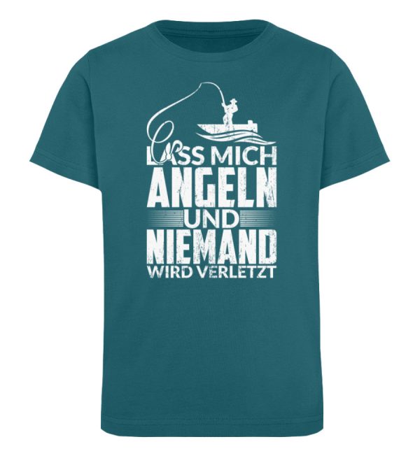 Lass mich angeln  - Kinder Bio Shirt Online – Bild 3