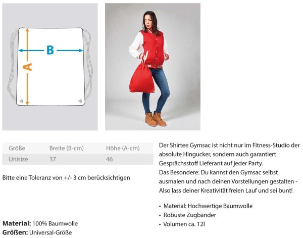 Nature  - Baumwoll Gymsac Im Angebot – Bild 5