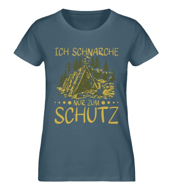 Ich schnarche nur zum Schutz  - Damen Premium Bio Shirt Jetzt online – Bild 4