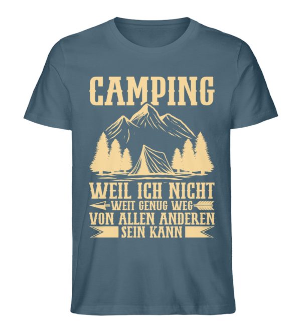 Camping weit weg von allen anderen  - Unisex Premium Bio Shirt Schn?ppchen – Bild 5
