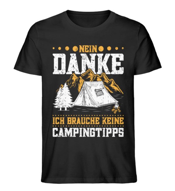 Ich brauche keine Campingtipps  - Unisex Premium Bio Shirt Jetzt online