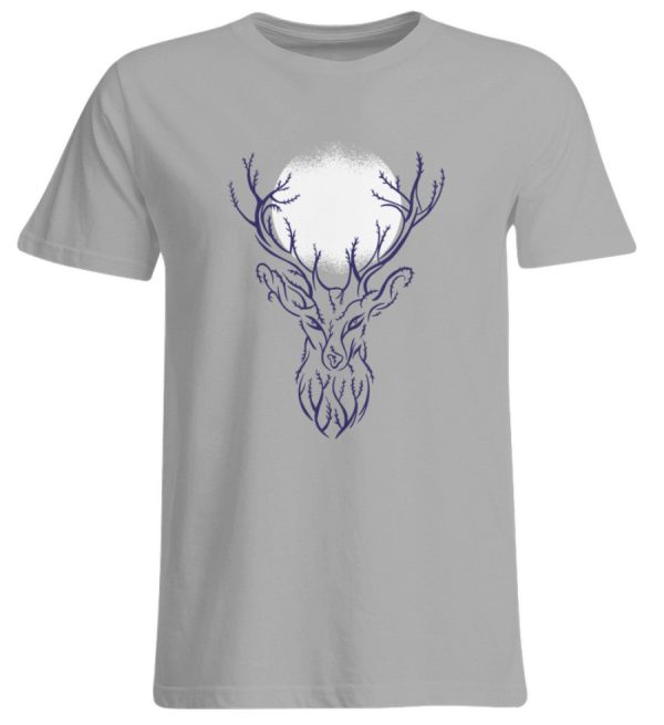 Hirsch und Mond  - Übergrößenshirt Online-Schn?ppchen – Bild 5
