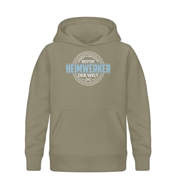 Bester Heimwerker der Welt  - Kinder Bio Hoodie Verkauf – Bild 4