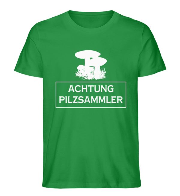 Achtung Pilzsammler  - Unisex Premium Bio Shirt Jetzt online – Bild 3