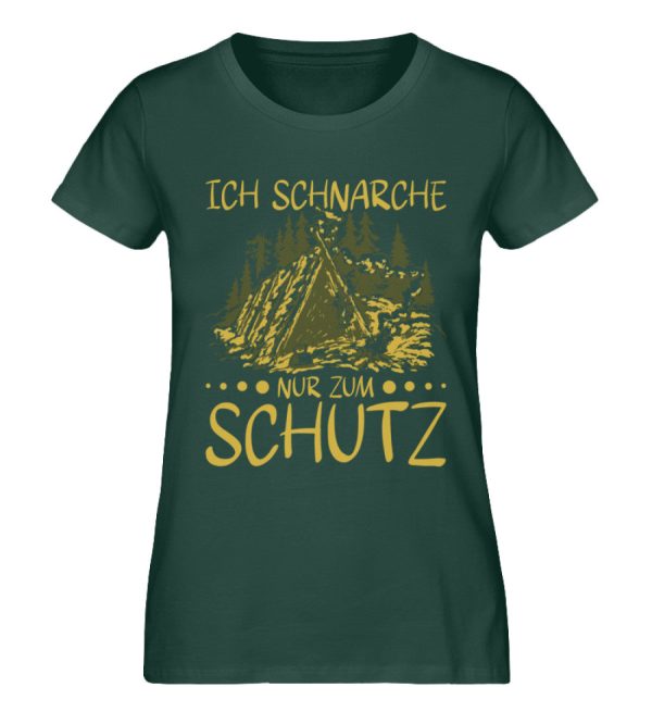 Ich schnarche nur zum Schutz  - Damen Premium Bio Shirt Jetzt online – Bild 5