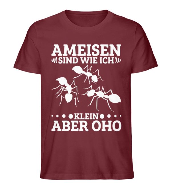 Ameisen klein aber oho  - Unisex Premium Bio Shirt Mode – Bild 4