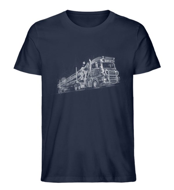 Holztransport - Unisex Premium Bio Shirt Schn?ppchen – Bild 2