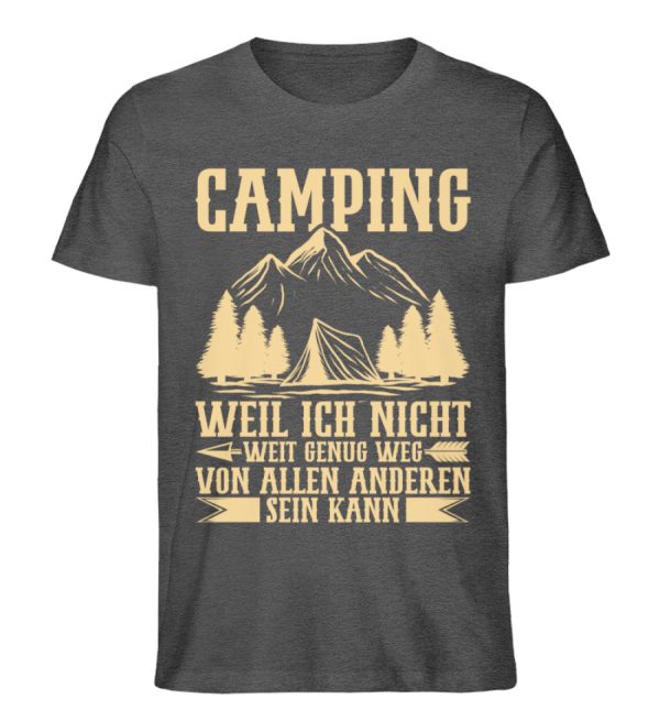 Camping weit weg von allen anderen  - Unisex Premium Bio Shirt Schn?ppchen – Bild 3