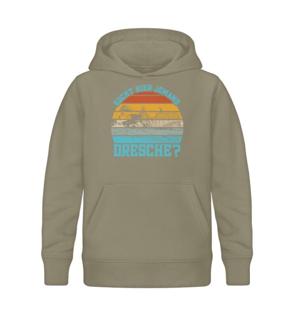 Sucht hier jemand Dresche  - Kinder Bio Hoodie Mode – Bild 4