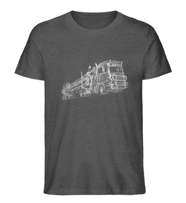 Holztransport - Unisex Premium Bio Shirt Schn?ppchen – Bild 3