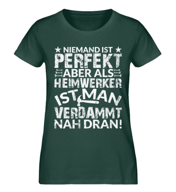 Heimwerker sind perfekt  - Damen Premium Bio Shirt Verkauf – Bild 5