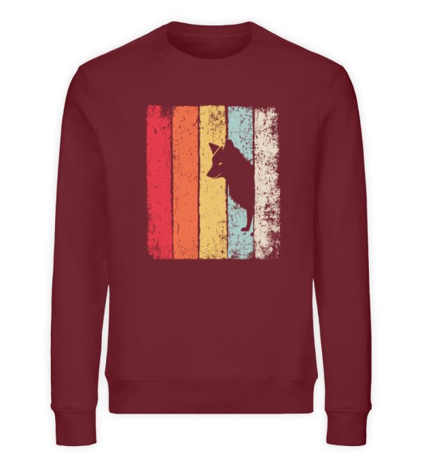 Tiere verstecken sich im Wald Fuchs  - Unisex Bio Sweatshirt Jetzt online – Bild 3
